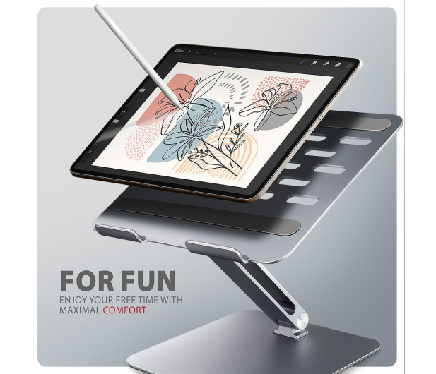 AXAGON STND-LQ, aluminiowy HQ stojak dla laptop 10" - 16" - 1353453 - zdjęcie 7